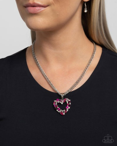 Romance Is A Bonus Pink Necklace- Paparazzi