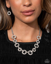 Load image into Gallery viewer, Elegant Embrace White Necklace- Paparazzi