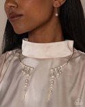 Darling Decade White Necklace- Paparazzi