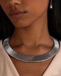 Fringe Formal Silver Necklace- Paparazzi
