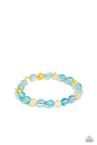 Clear Craze Blue Bracelet- Paparazzi