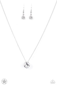 What A Gem White Necklace- Paparazzi