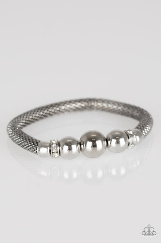 City Campus White Bracelet- Paparazzi