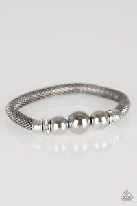 City Campus White Bracelet- Paparazzi