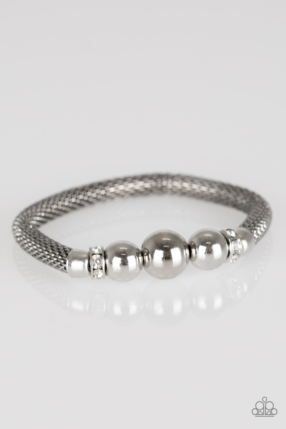 City Campus White Bracelet- Paparazzi