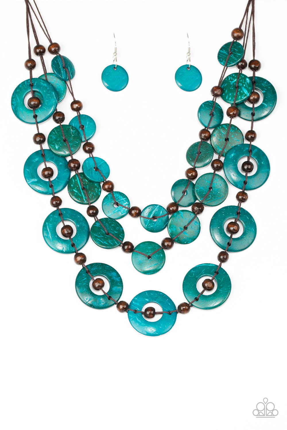 Catalina Coastin Blue Necklace- Paparazzi