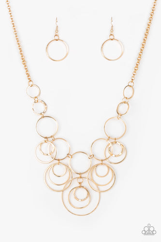 Break The Cycle Gold Necklace- Paparazzi