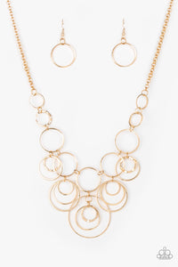 Break The Cycle Gold Necklace- Paparazzi