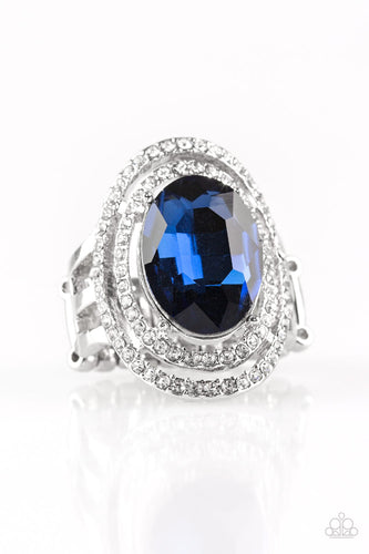 Making History Blue Ring- Paparazzi