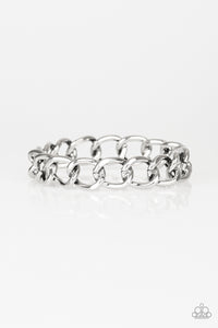 CHAINge Of Scene Silver Men's Bracelet- Paparazzi