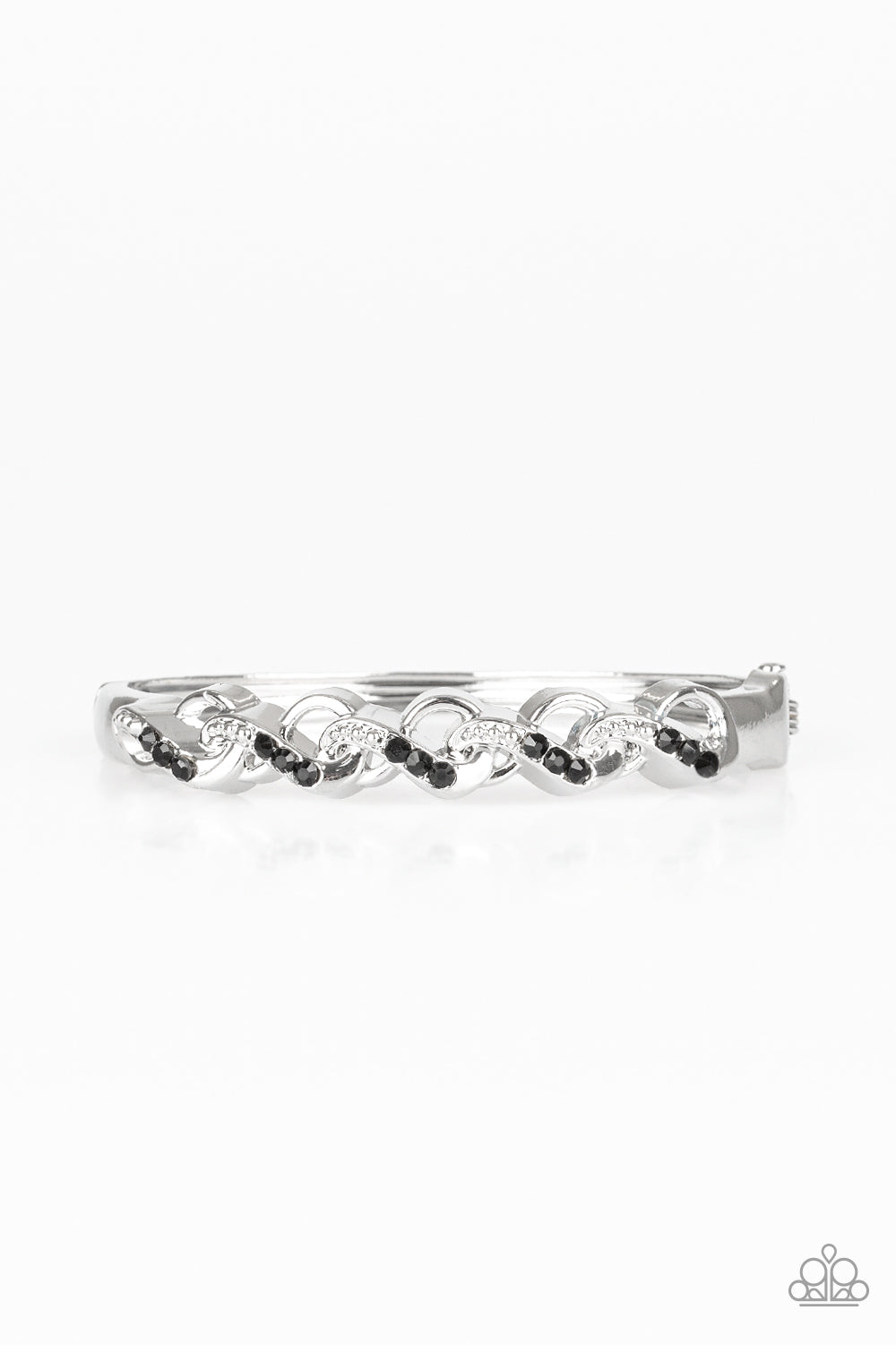 Infinite Sparkle Black Bracelet- Paparazzi