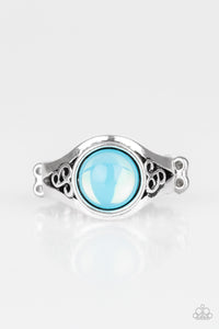 It Just Goes To GLOW Blue Ring- Paparazzi