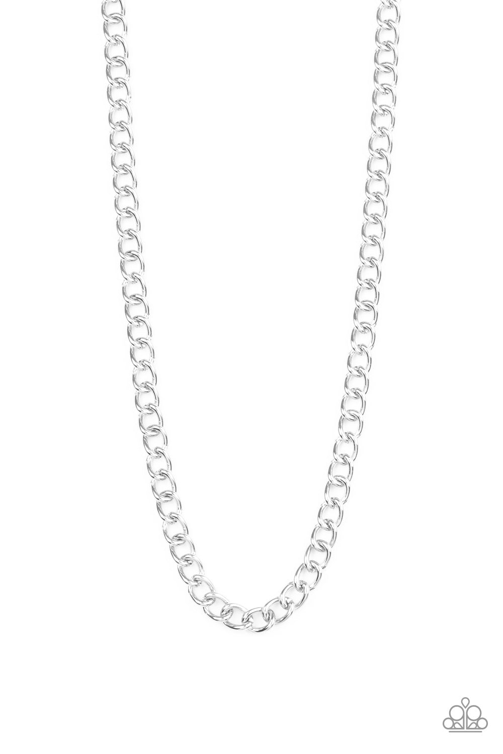 Full Court Silver Necklace- Paparazzi
