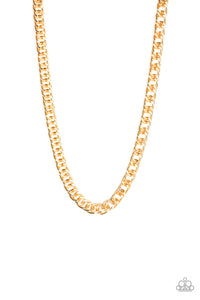 Omega Gold Necklace- Paparazzi