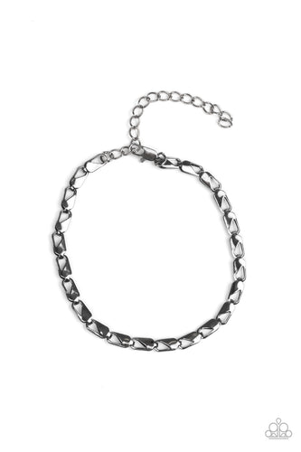 K.O Black Men's Bracelet- Paparazzi