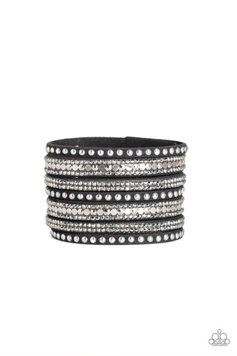 All Hustle And Hairspray Black Urban Bracelet-