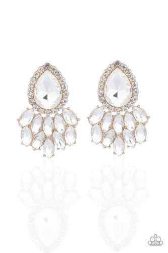 A Breath Of Fresh HEIR Gold Post Earrings- Paparazzi