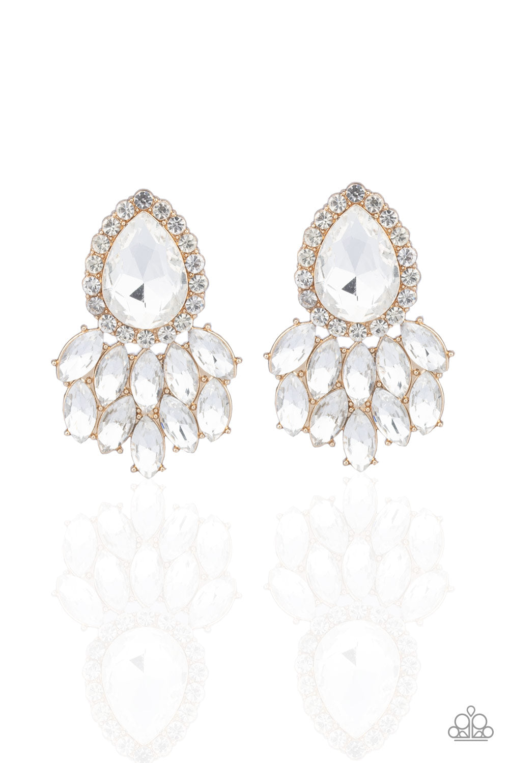 A Breath Of Fresh HEIR Gold Post Earrings- Paparazzi