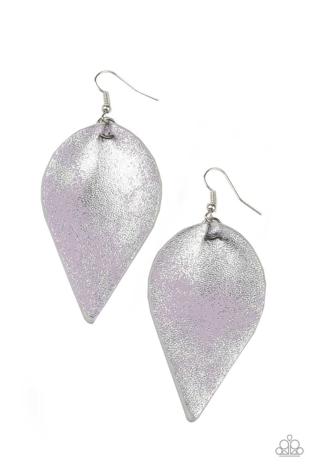 Enchanted Shimmer Purple Earring- Paparazzi