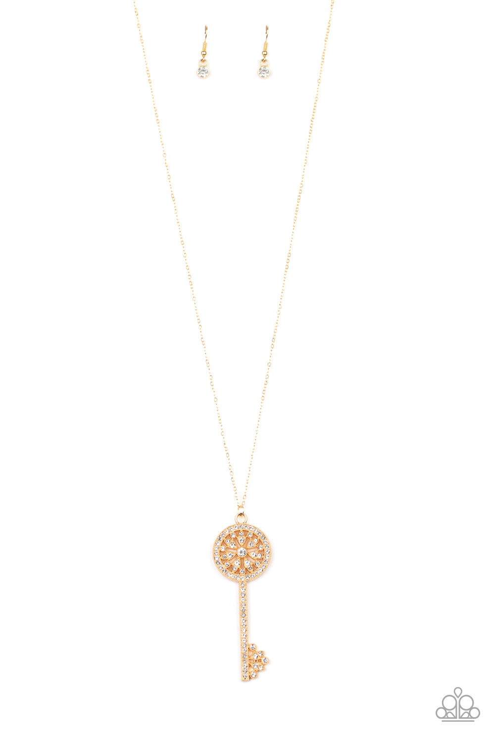 Keeping Secrets Gold Necklace- Paparazzi