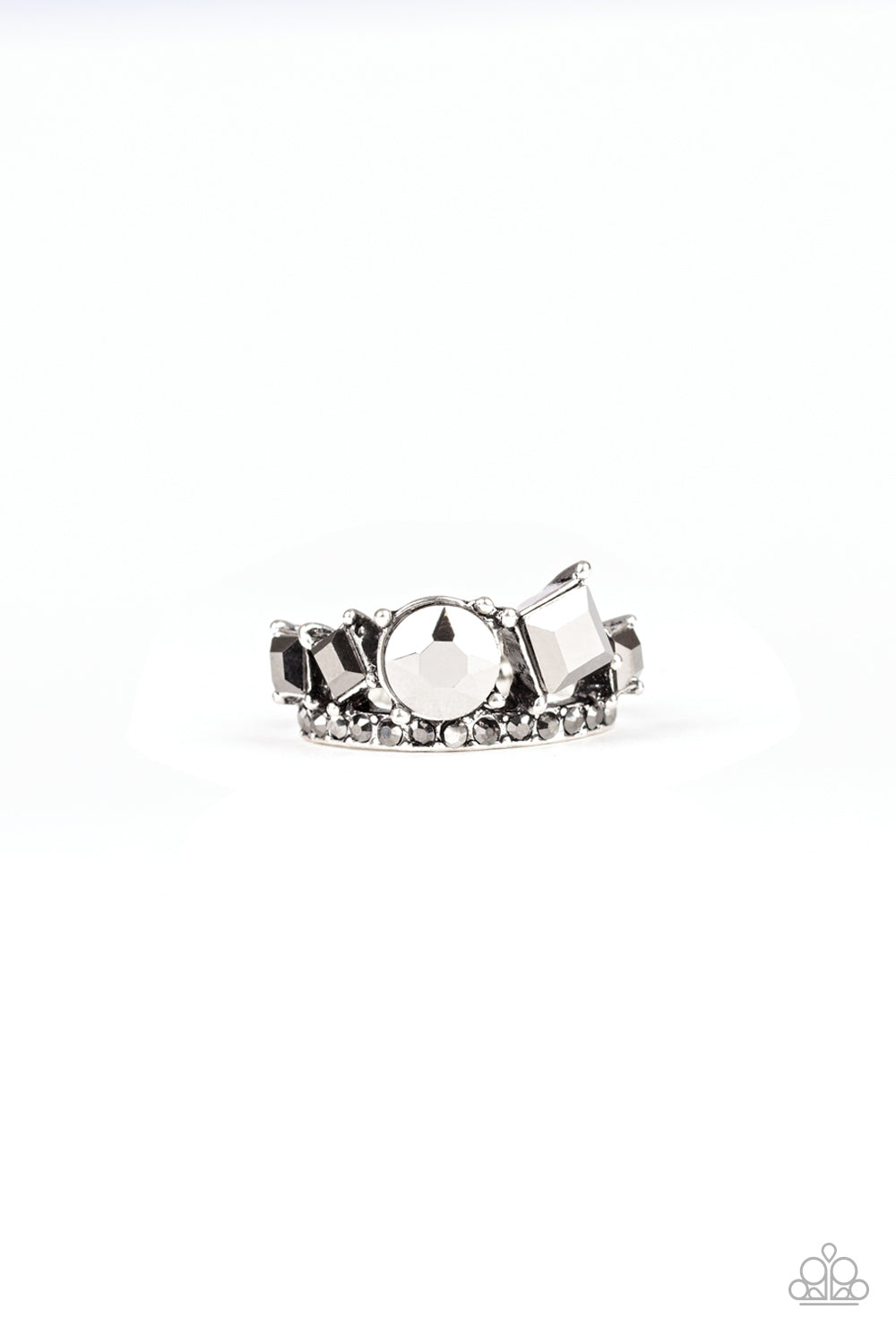 Champion Couture Silver Ring- Paparazzi