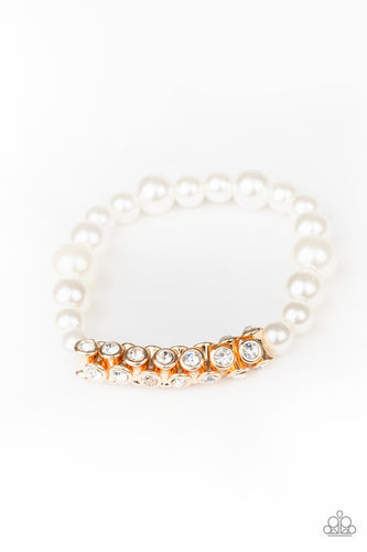 Traffic- Stopping Sparkle Gold Bracelet- Paparazzi