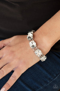 Mind Your Manners White Bracelet- Paparazzi