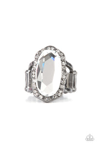 BLING To Heel Black Ring- Paparazzi
