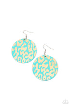 Load image into Gallery viewer, Catwalk Safari Blue Earrings- Paparazzi