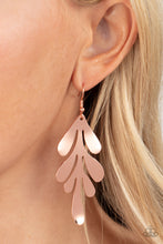 Load image into Gallery viewer, A FROND Farewell Copper Earrings- Paparazzi