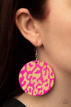 Load image into Gallery viewer, Catwalk Safari Pink Earrings- Paparazzi