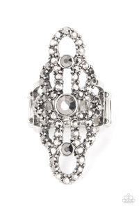 Futuristic Free Spirit Silver Ring-Paparazzi
