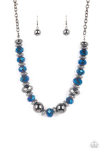 Load image into Gallery viewer, Interstellar Influencer Blue Necklace- Paparazzi
