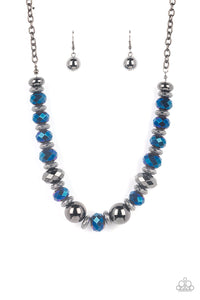 Interstellar Influencer Blue Necklace- Paparazzi