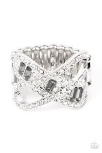 Triple Threat Twinkle Silver Ring- Paparazzi