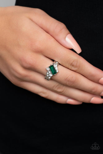 Tip The Balance Green Ring- Paparazzi