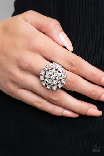 SELFIE-Confidence White Ring- Paparazzi