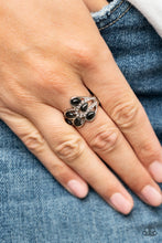 Load image into Gallery viewer, Cats Eye Cadence Black Ring- Paparazzi