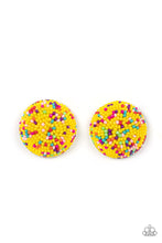 Load image into Gallery viewer, Kaleidoscope Sky Yellow Earrings- Paparazzi