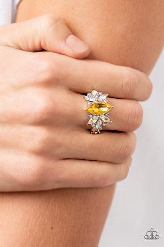 Luxury Luster Yellow Ring- Paparazzi