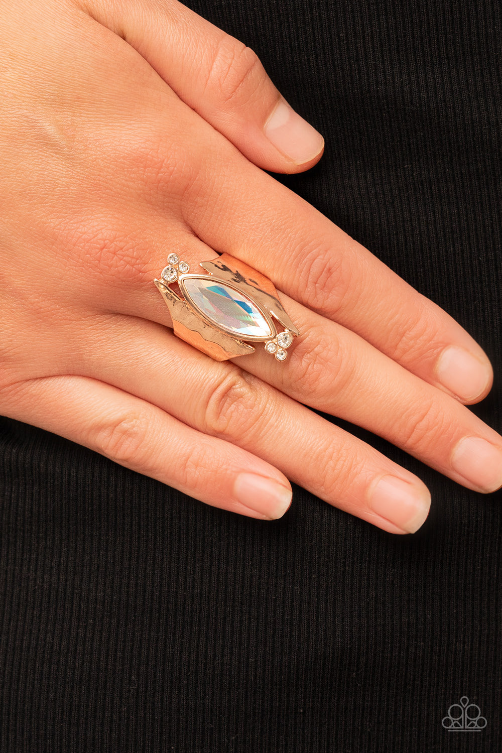 Planetary Paradise Rose Gold Ring- Paparazzi