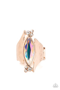 Planetary Paradise Rose Gold Ring- Paparazzi