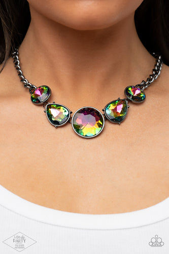 All The Worlds My Stage Multi Necklace- Paparazzi