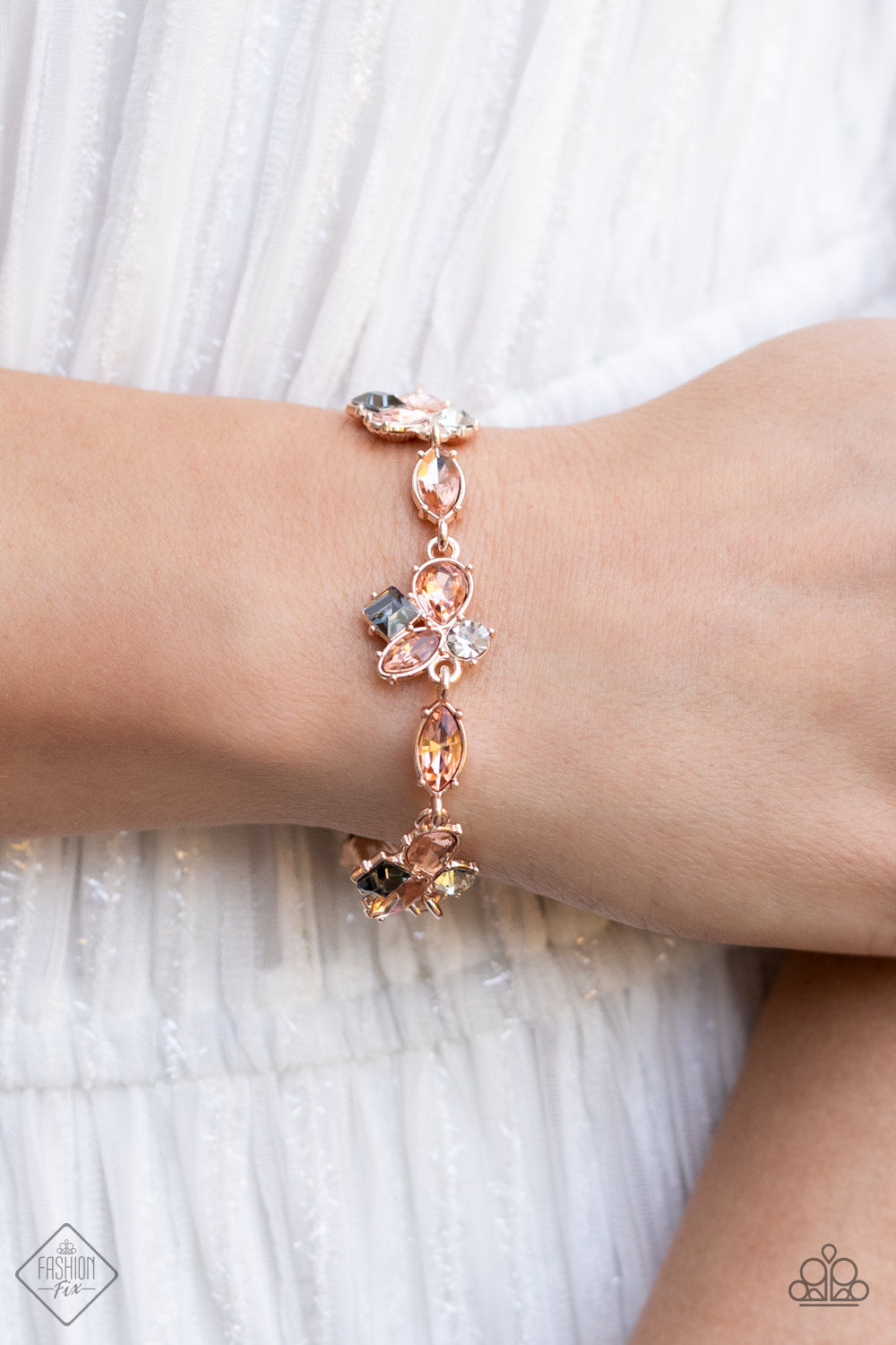 Colorful Captivation Rose Gold Bracelet- Paparazzi