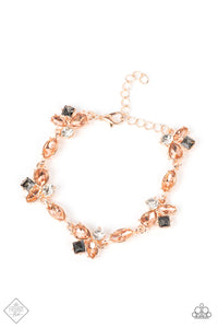 Colorful Captivation Rose Gold Bracelet- Paparazzi