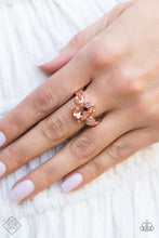 Load image into Gallery viewer, Law Of Attraction Rose Gold Ring- Paparazzi