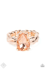Load image into Gallery viewer, Law Of Attraction Rose Gold Ring- Paparazzi