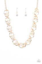 Load image into Gallery viewer, Center Of My Universe Gold Necklace- Paparazzi