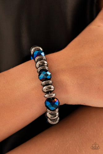 Power Pose Blue Bracelet- Paparazzi