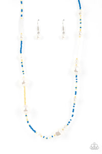 Modern Marina Blue Necklace- Paparazzi